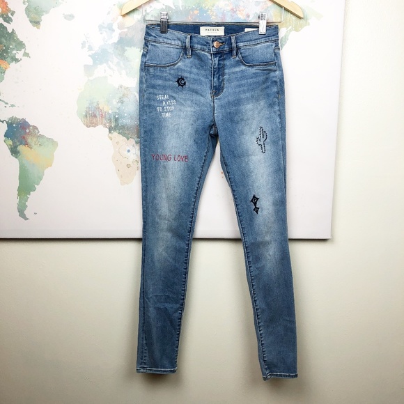 PacSun Denim - Pacsun Embroidered Jeggings Size 25